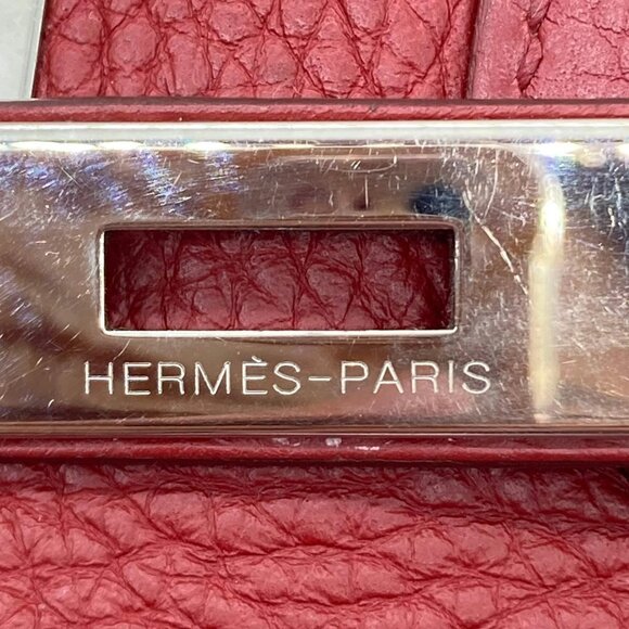 Hermes Birkin Togo 35 Red/Silver - Picture 8 of 10